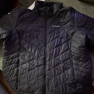 Columbia Dark Quilted Jacket chest is 29”